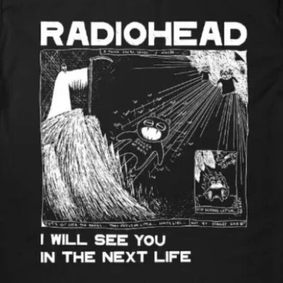 Radiohead I Will See You Shirt – Vintage Alternative Rock Tee – Retro Concert 05 - Picture 2 of 5